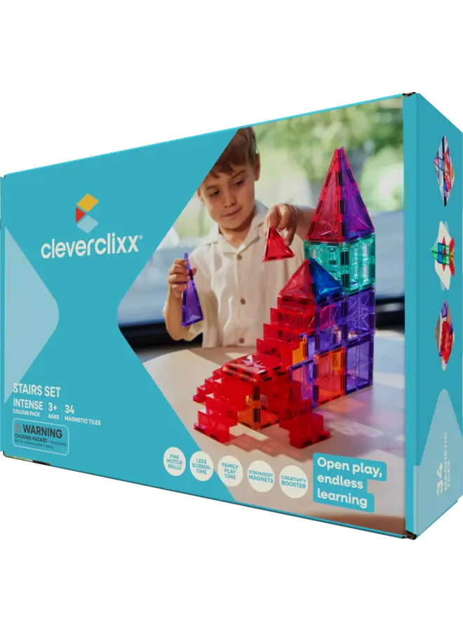 Cleverclixx - Stairs set intense - 34 pieces