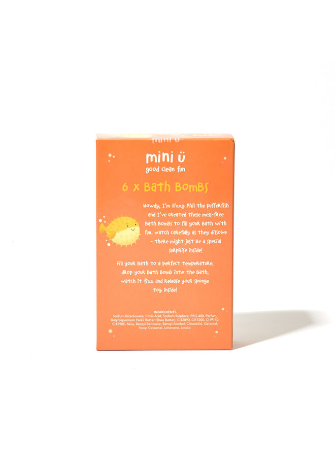 Mini Ü - Bath bombs - 6 pack