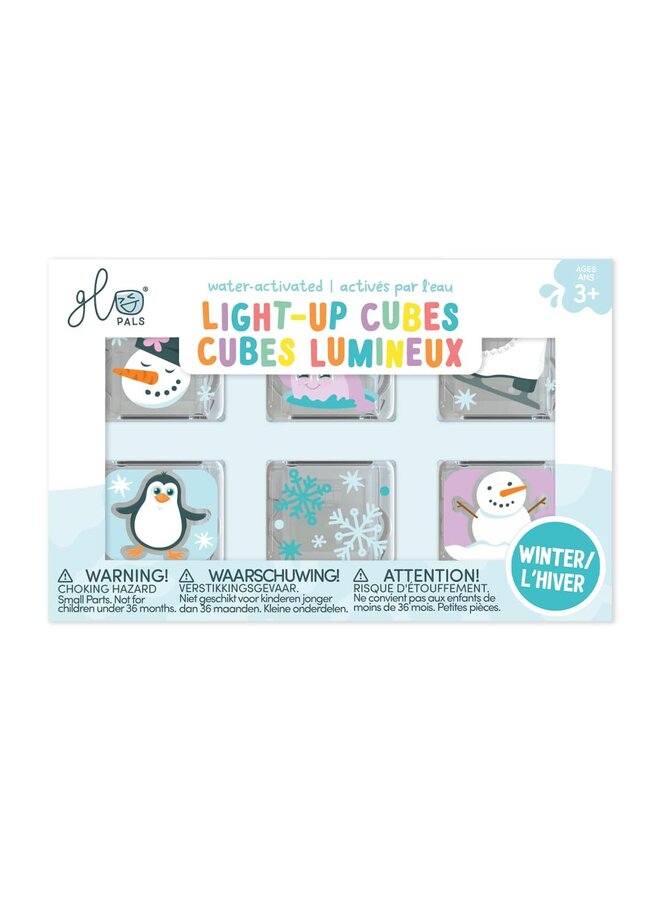 Light up cubes – 6pc – Winter