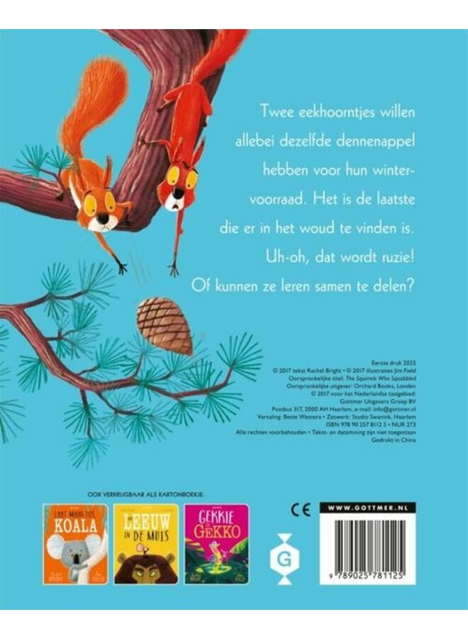 Gottmer - Jim Field - Twee vechtende eekhoorntjes (karton)