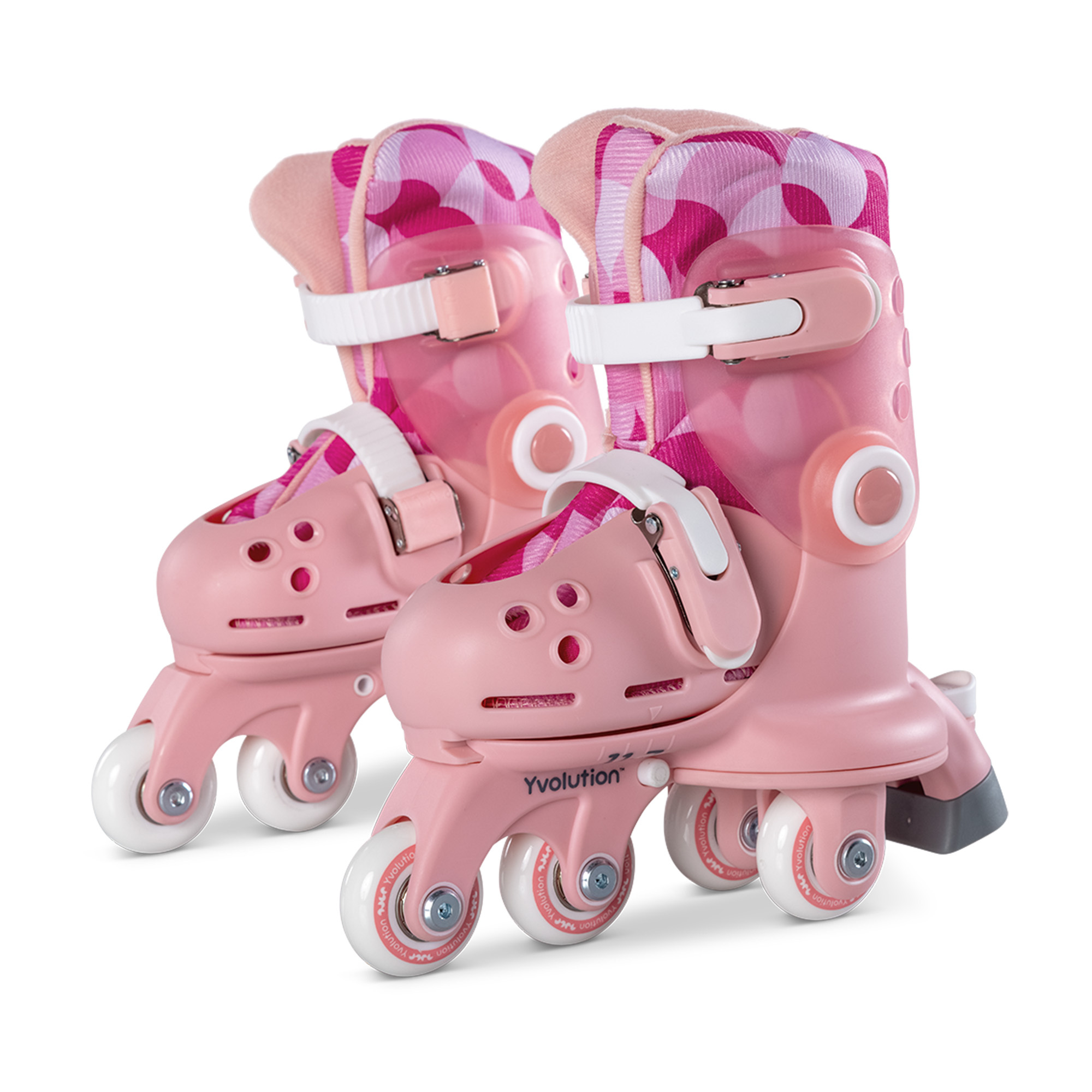 Yvolution - YC01P6 – Twista skates – Donkerroze (30 t/m 34)