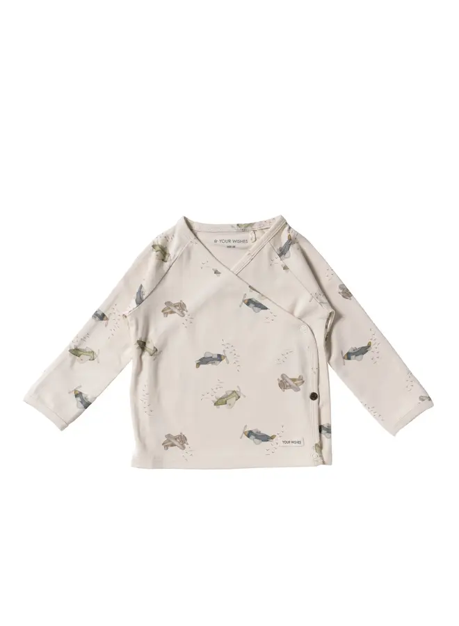 Your Wishes - Avion wrap cardigan – Birch