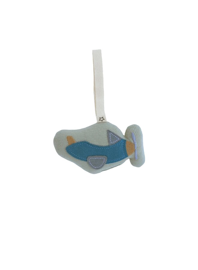 Your Wishes - Avion pacifier cord hanger - Goblin blue