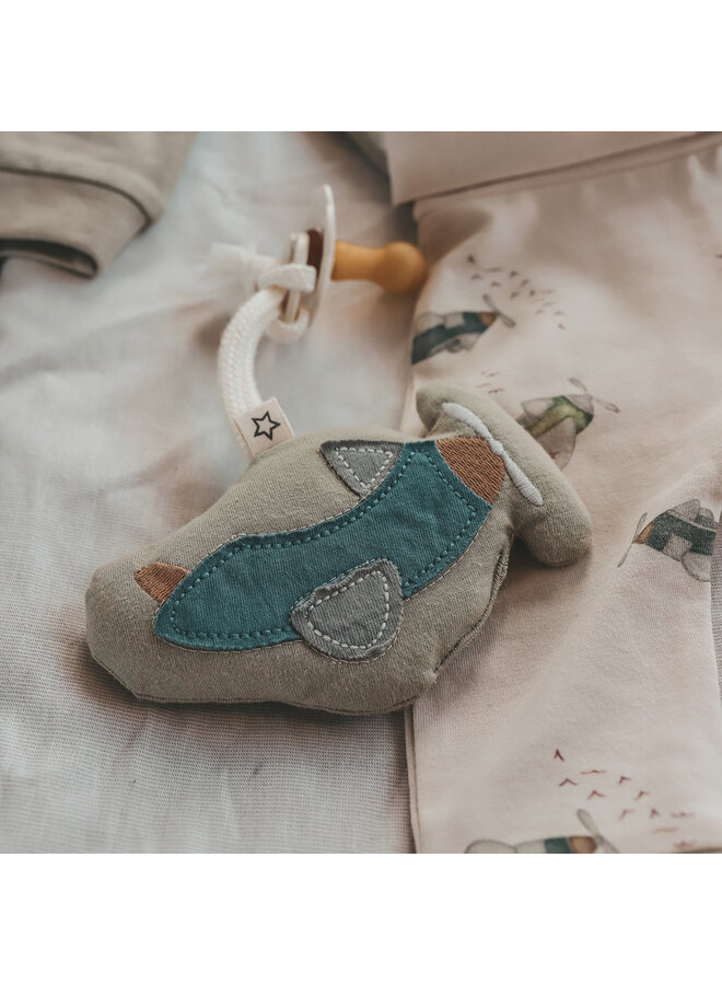 Your Wishes - Avion pacifier cord hanger - Goblin blue