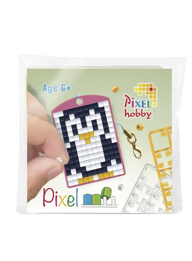 Pixelhobby - Medaillon startset – Pinguïn