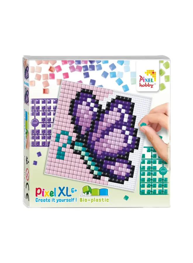 Pixelhobby - Pixel XL set flexibele basisplaat – Vlinder