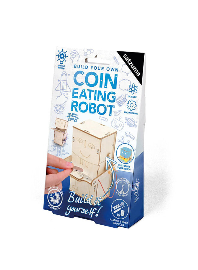 Satzuma - Make your own coin eating robot