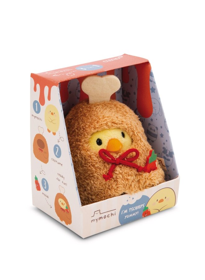 Mymochi set - Chick Tschieps with chili-sauce and chicken leg costume