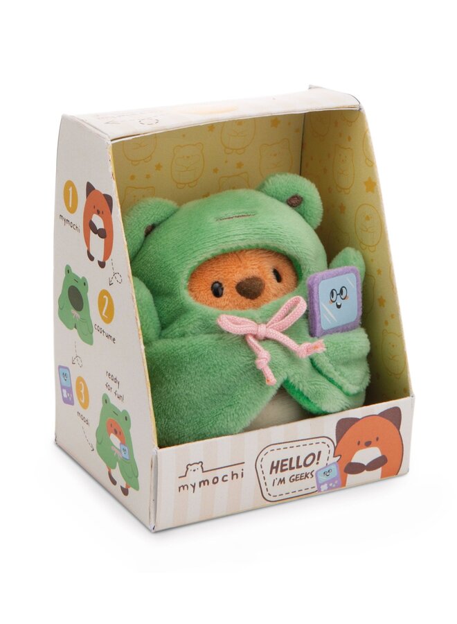 NICI - Mymochi set - Fox Geeks with video game and frog costume