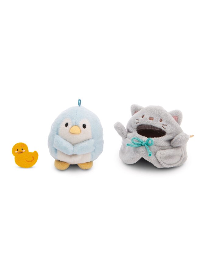 NICI - Mymochi set - Penguin Waddle with duck and cat costume
