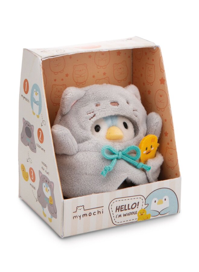 NICI - Mymochi set - Penguin Waddle with duck and cat costume