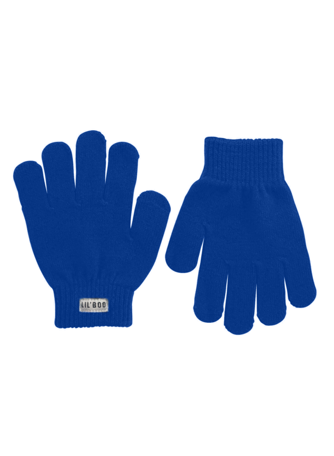 Lil’ Boo - Hygge finger gloves - Bright blue (4/14Y)