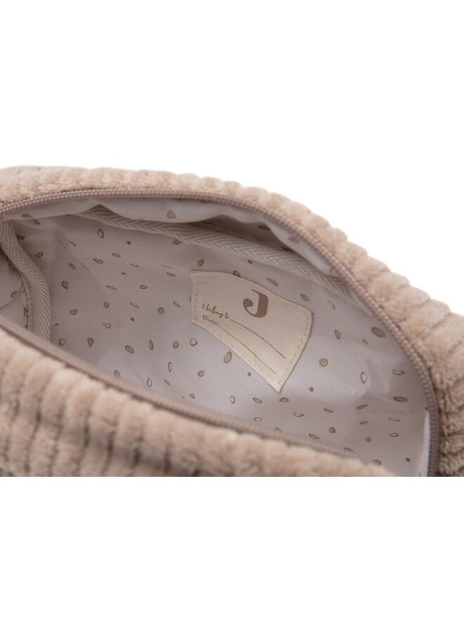 Jollein - Etui cloudy rib - Milky coffee