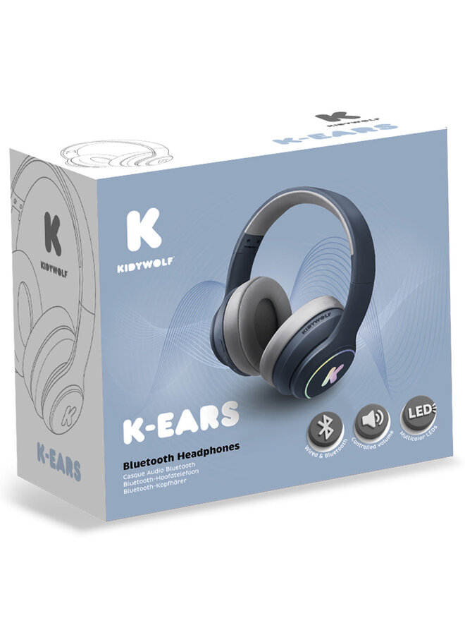 Kidywolf - K-ears koptelefoon - Blue