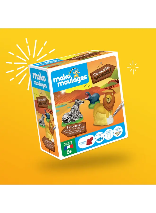 Mako moulages - Savanne (3 figuren)