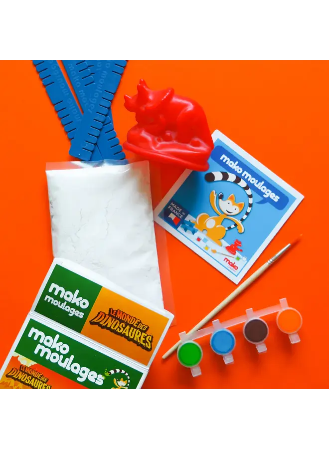 Mako moulages - Dinosaurus - Triceratops (1 figuur)