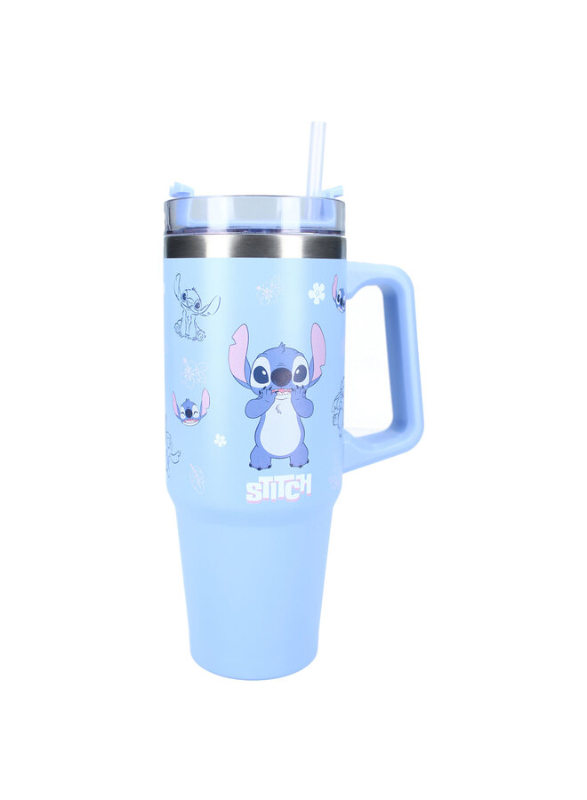 Drinkfles Stitch blue 900ml - Bottled bliss