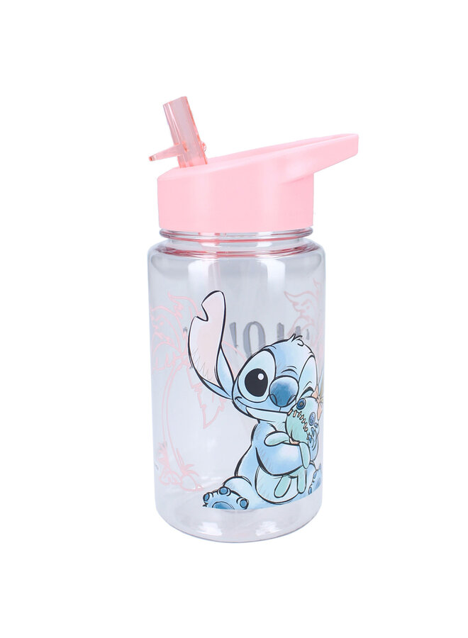 Drinkfles Stitch pink 450ml - Drink up