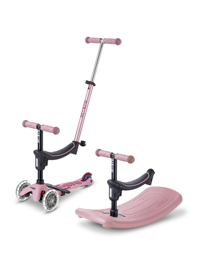 Micro step - Mini Micro 6in1 Rock & Go LED - Roze