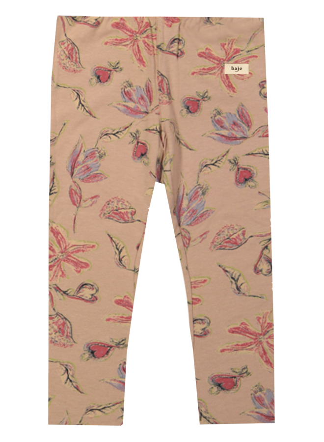 Marya legging - Peach almond AOP