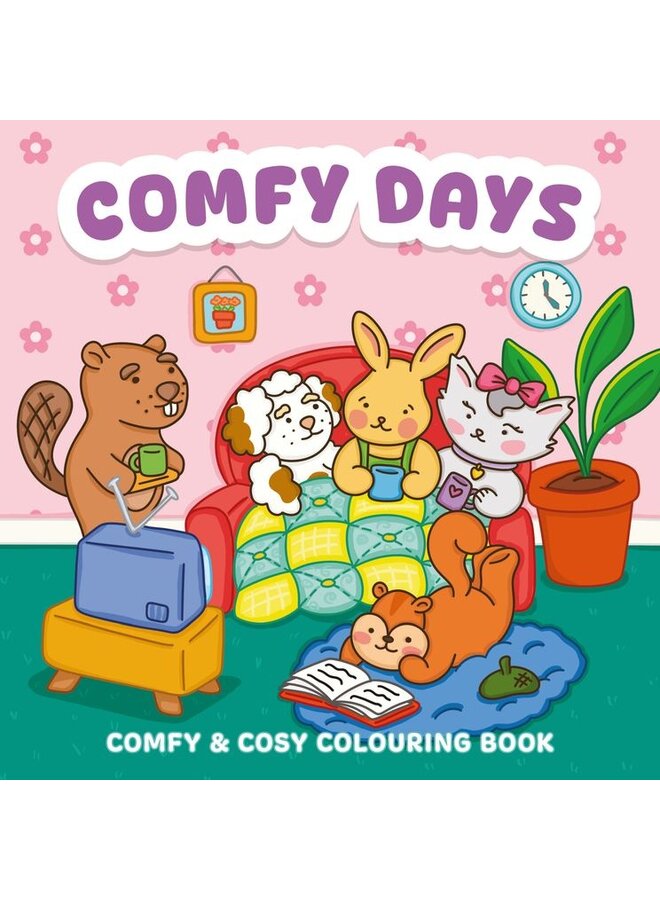 Comfy days - Comfy & cosy colouring book