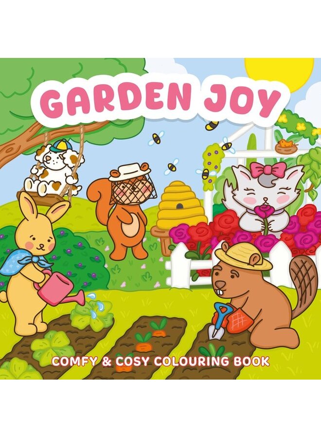 Rebo - Garden joy - Comfy & cosy colouring book