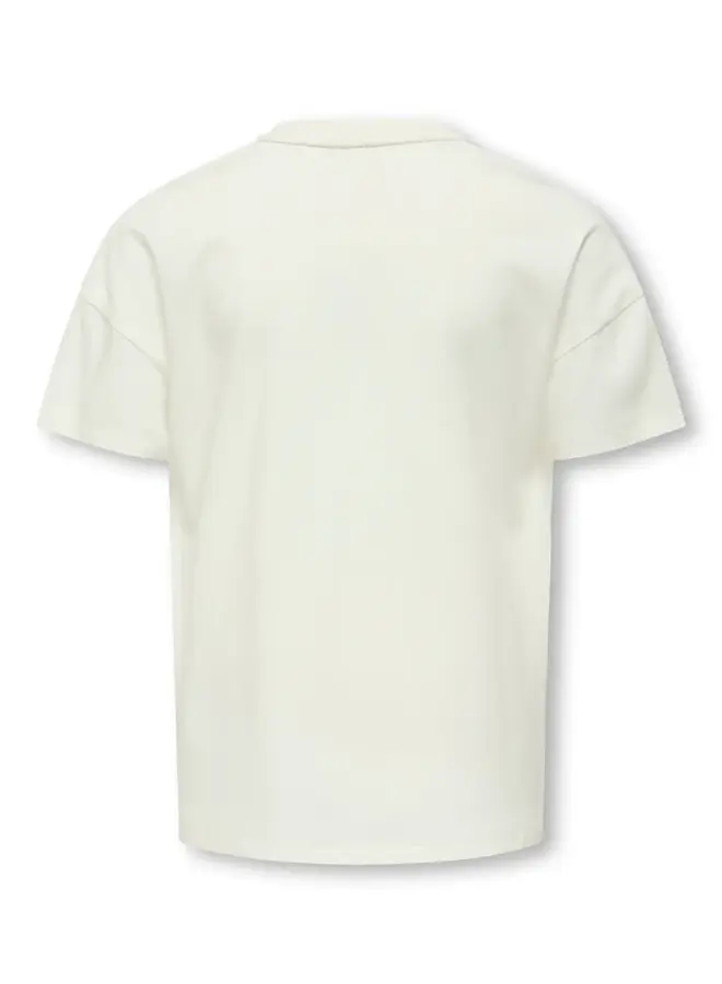 Kids Only - Kate life pearl top – Cloud dancer/Bow