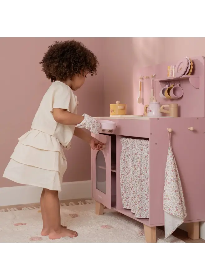 Little Dutch - Houten speelkeuken - Roze