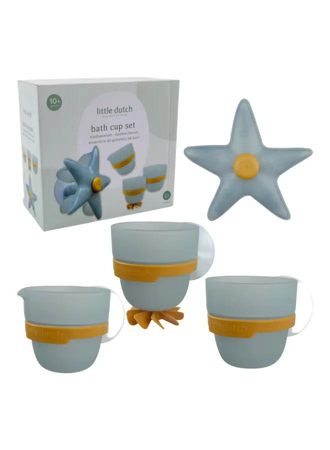 Badwand bekers - Blauw