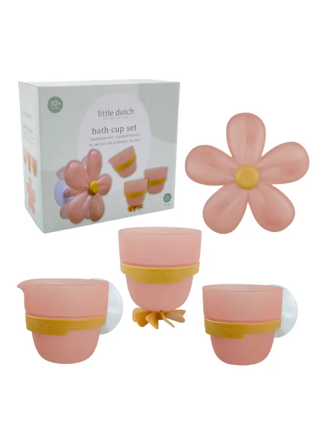 Little Dutch - Badwand bekers - Roze