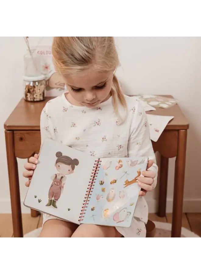 Little Dutch - Aankleed- en stickerboek - Fairy garden