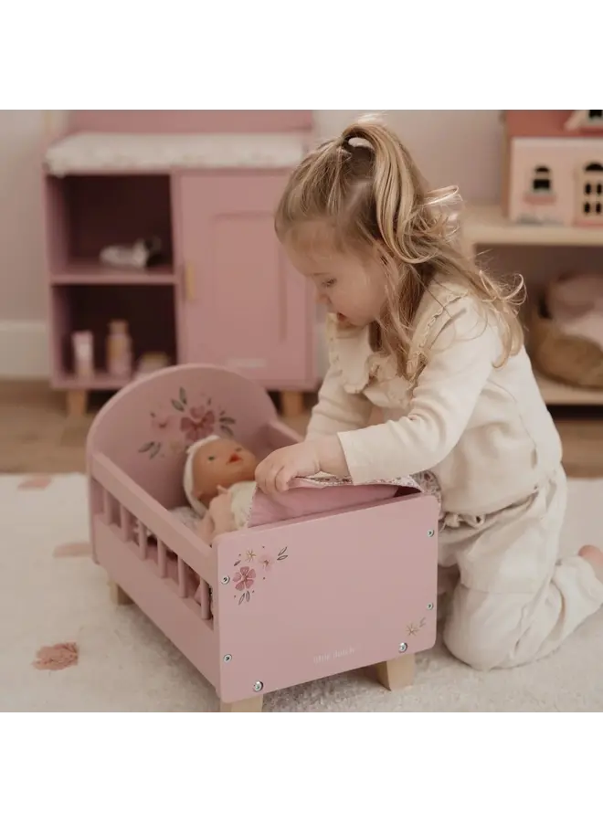 Little Dutch - Houten poppenbed