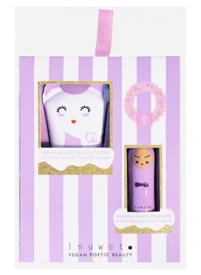Inuwet - Cadeauset hand cream & lip balm