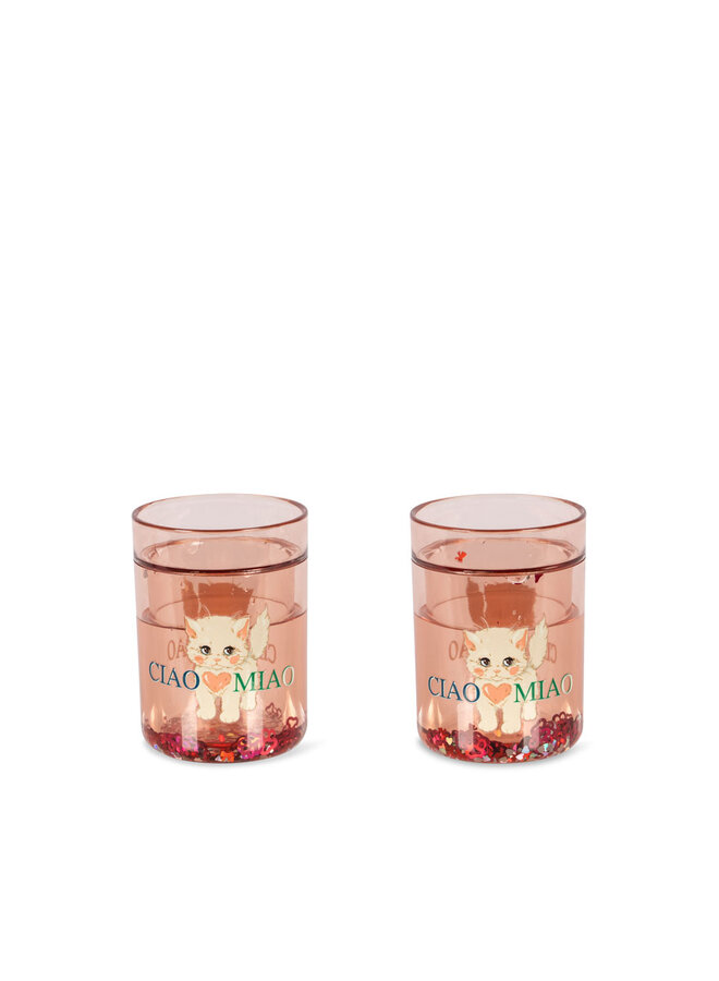 2 pack glitter cups – Ciao miao