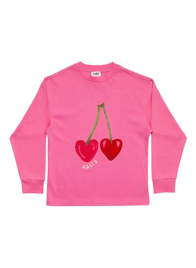 Salty Stitch - Salty skater tee cherry – Pink