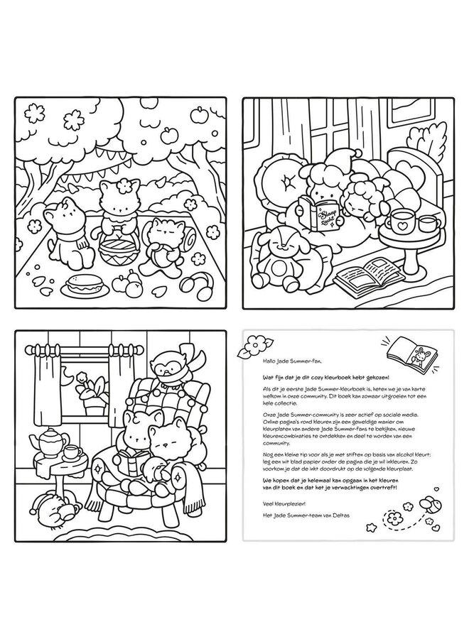 Deltas - Comfy & Cute - Cozy kleurboek