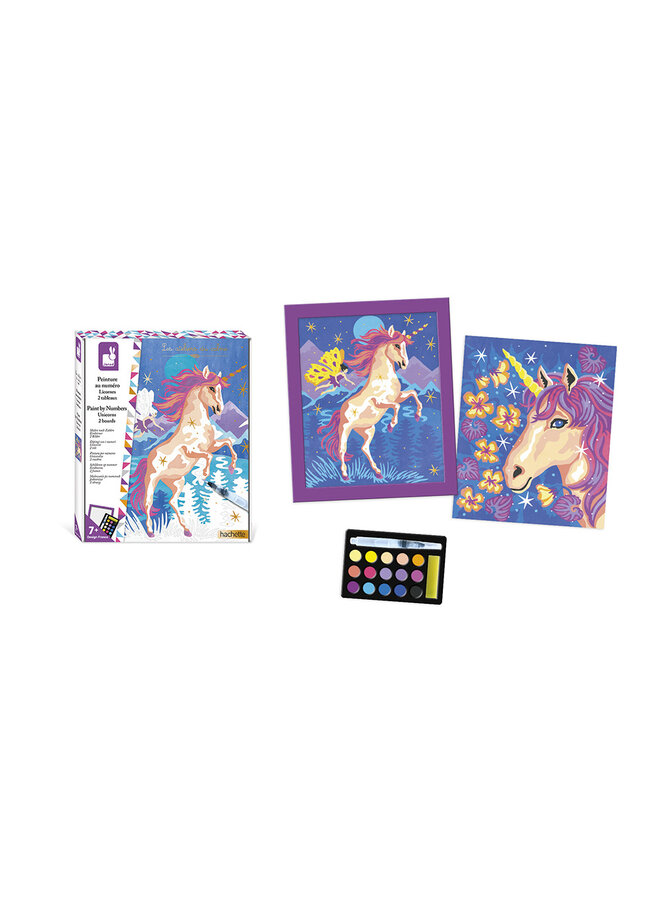 7985 Atelier - Verven op nummer - Eenhoorns