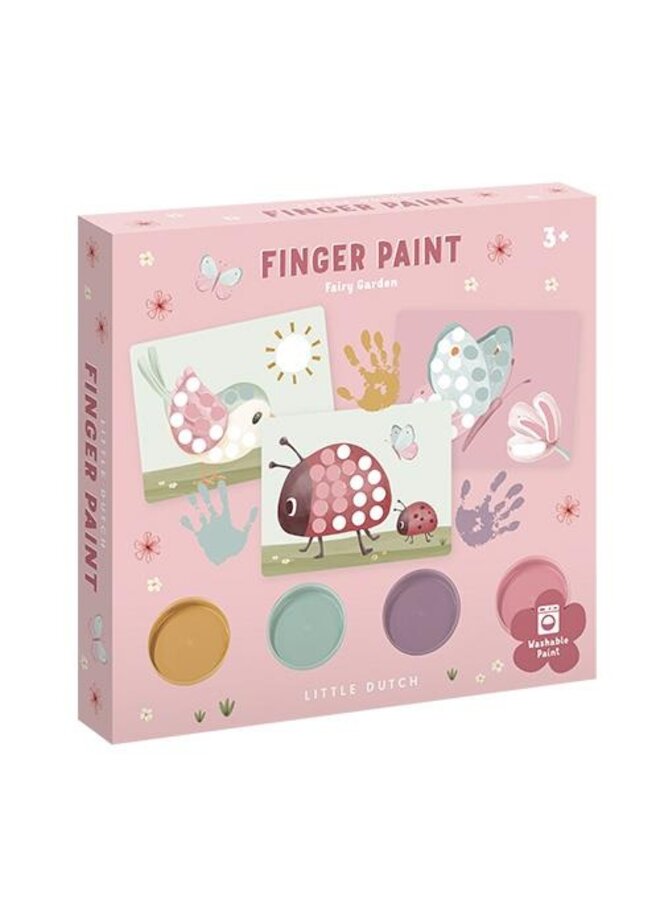 Vingerverfset - Fairy garden
