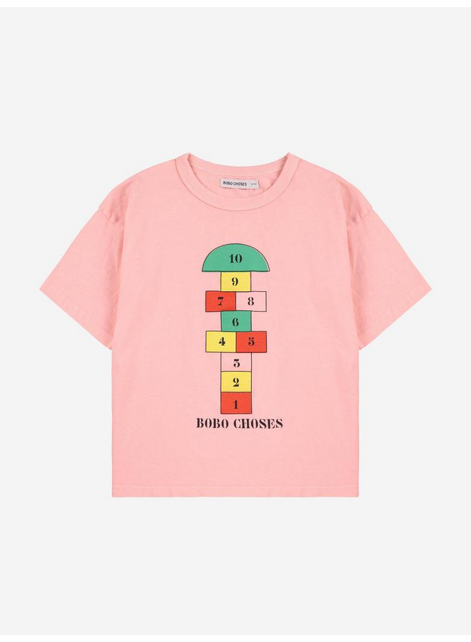 Hopscotch t-shirt - Pink