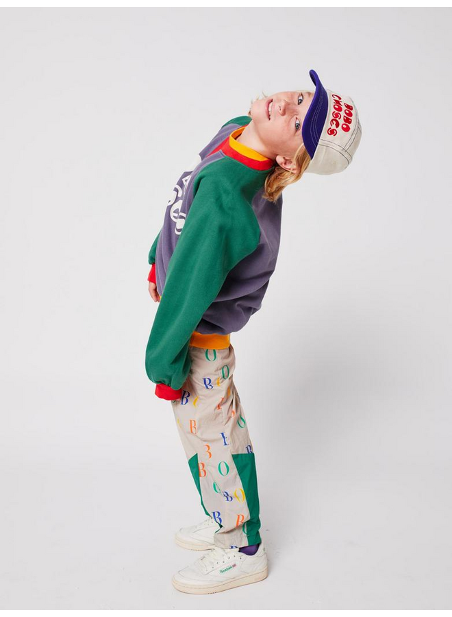 Bobo Choses - Color block ranglan sweatshirt - Multicolor