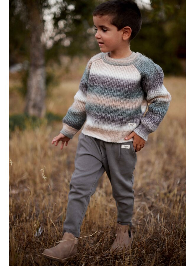 Baje Studio - Stone pants – Grey steel dark