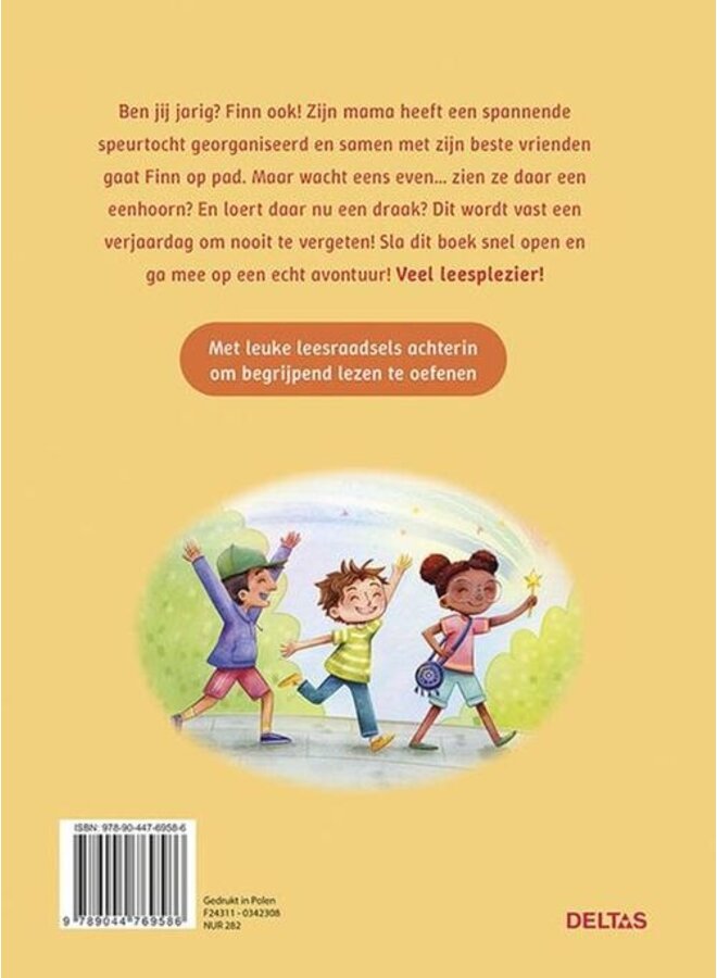 Deltas - Leesboek voor beginnende lezers - Hoera, ik ben jarig