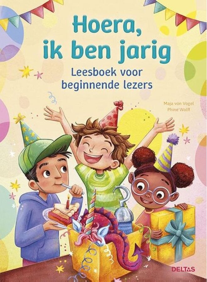 Leesboek voor beginnende lezers - Hoera, ik ben jarig