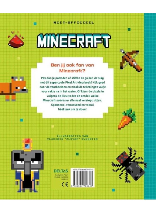 Deltas - Minecraft pixel kleurpret