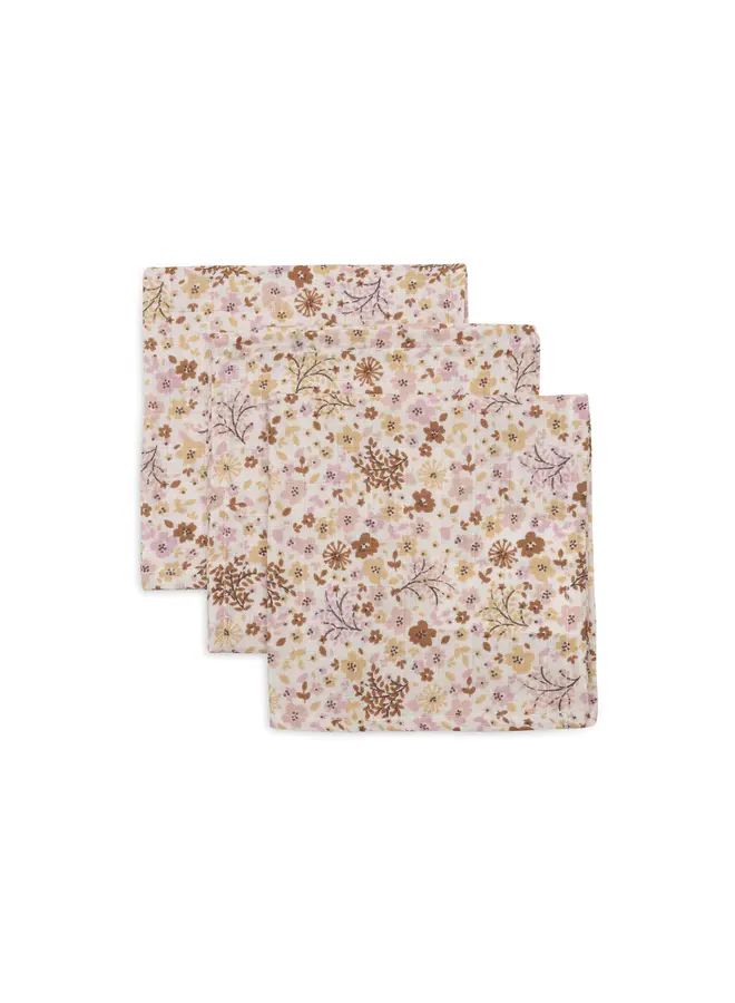 Hydrofiel monddoekje 31x31cm - Flower fairies (3pack)