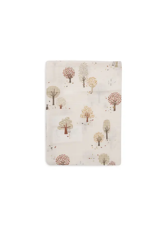 Jollein - Hydrofiel washandje 15x20cm - Tiny park (3pack)