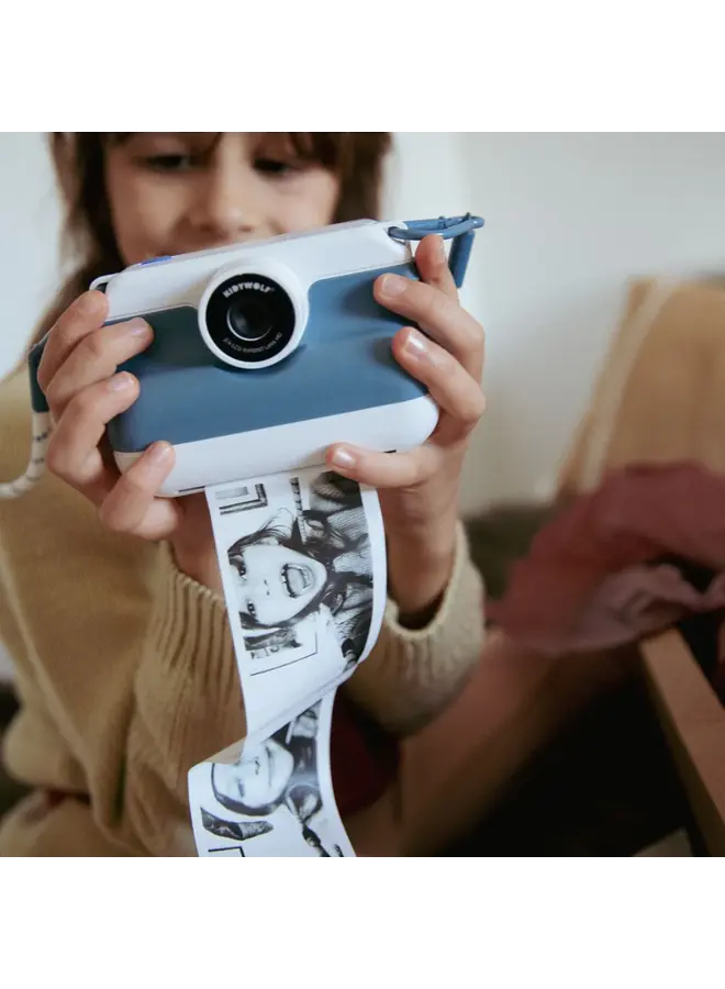 Kidywolf - Kidyprint-Pro instant camera met printer - Blauw