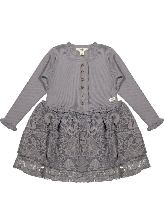 Baje Studio - Marieze dress - Grey steel