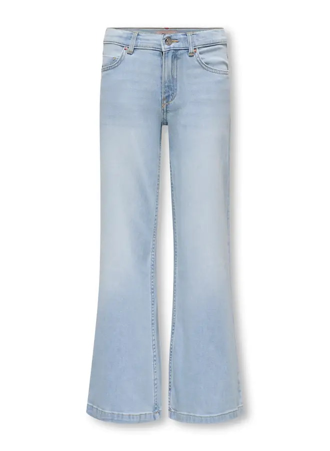 California wide flared - Light blue denim