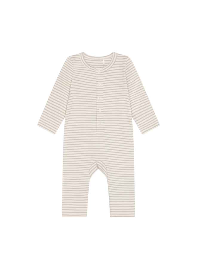 Fixoni - Romper ls rib - Pure cashmere